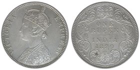 British Indien Victoria
Rupie 1890 B

Silber
11.66g
vz/stfr
