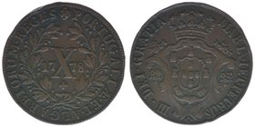 Portugal 10 Reis 1778
Bronze, 11.87 Gramm, -vz