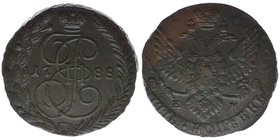 Rußland Katharina II. 
5 Kopeken 1788 EM
Kupfer, 47.77 Gramm, -vz
