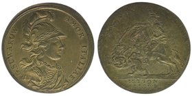 Rußland Paul I. auf G.Suwarow
Jeton 1799
Messing, 7,45 Gramm, 32mm, vz Prägeschwäche