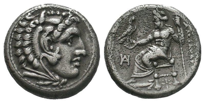 Alexander III the Great (336-323 BC). AR drachm. Miletus, 325-323 BC. Miletus, 3...