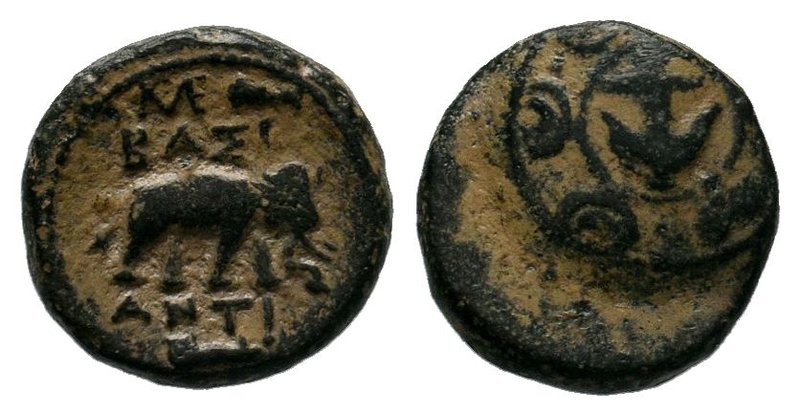 SELEUKID KINGS of SYRIA. Antiochos I Soter. 281-261 BC. Æ. Antioch mint. Anchor ...