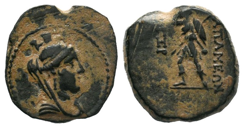Seleukid Kingdom. Alexander I Balas. 152/1-145 B.C. Quasi-autonomous issue. Apam...