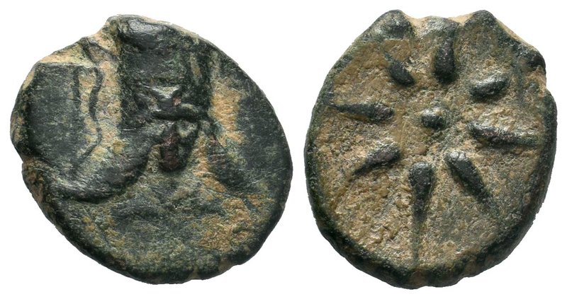 PONTOS. Uncertain. Time of Mithradates VI, circa 130-100 BC. AE Bronze, 

Condit...