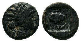 Caria. Rhodos 188-84 BC.

Condition: Very Fine

Weight: 1.50gr
Diameter: 11.21mm

From a Private DUTCH Collection.