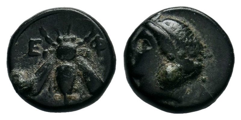 Ephesos, Ionia. 4th-3rd C. BC.AE Bronze

Condition: Very Fine

Weight: 1.30gr
Di...