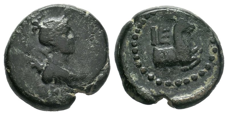 Lydia. Hierokaisareia ? circa 100-0 BC.AE Bronze

Condition: Very Fine

Weight: ...