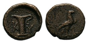 Aiolis. Kyme circa 350-250 BC. AE Bronze

Condition: Very Fine

Weight: 0.83gr
Diameter: 10.19mm

From a Private Dutch Collection.