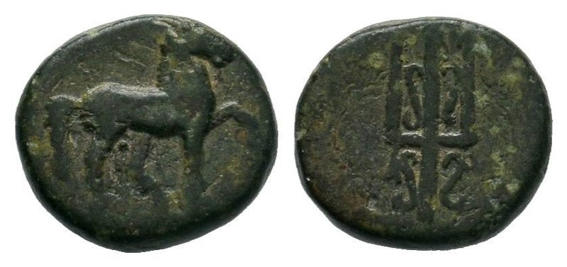 CARIA. Mylasa. Ae (Circa 210-30 BC).

Condition: Very Fine

Weight: 1.49gr
Diame...