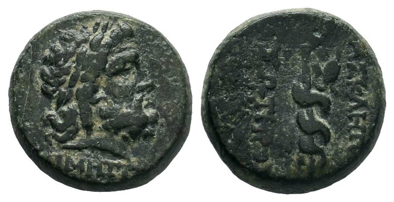 Mysia. Pergamon circa 150-120 BC. Bronze Æ

Condition: Very Fine

Weight: 4.35gr...