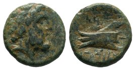 PHOENICIA. Arados (2nd century BC). Ae.

Condition: Very Fine

Weight: 3.02gr
Diameter: 14.38mm

From a Private Dutch Collection.