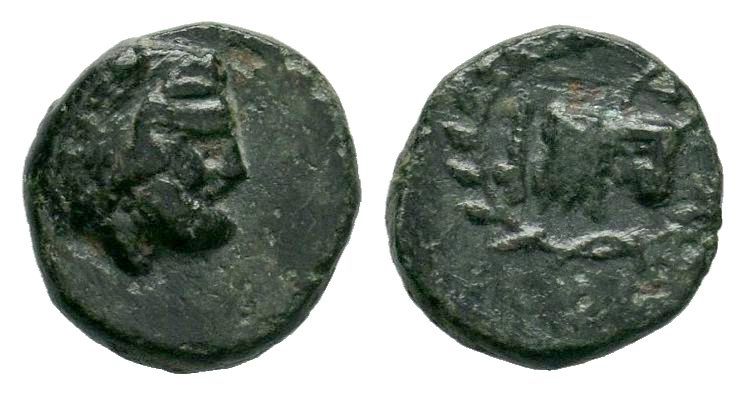 IONIA. Erythrai. Ae (Circa 480-400 BC).

Condition: Very Fine

Weight: 1.11gr
Di...