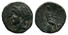 SELEUKID KINGS OF SYRIA. Antiochos I Soter, 281-261 BC. (Bronze,

Condition: Very Fine

Weight: 2.21gr
Diameter: 10.97mm

From a Private German Collec...