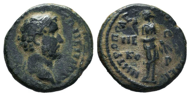 BITHYNIA, Nicomedia. Antoninus Pius. AD 138-161. Æ, Obv. ΑVΤ ΚΑΙϹΑΡ Α[ΝΤΩΝΙ?]ΝΟϹ...