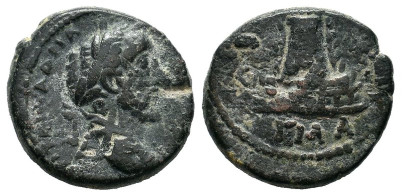 Syria, Commagene. Zeugma. Antoninus Pius. A.D. 138-161. AE

Condition: Very Fine...