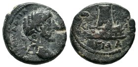 Syria, Commagene. Zeugma. Antoninus Pius. A.D. 138-161. AE

Condition: Very Fine

Weight:7.36gr

Diameter: 20mm
From Coin Fair before 1980's