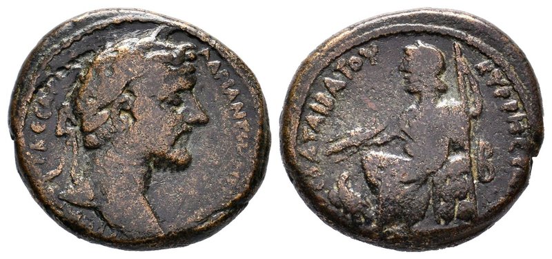 SYRIA, Cyrrhestica. Cyrrhus. Antoninus Pius. AD 138-161.ΑΥΤοΚΡΑΤωΡ ΚƐСΑΡ ΤΙΤ ƐΛΙ...