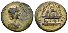 CAPPADOCIA. Caesarea. Julia Maesa (Augusta, 218-224/5). Ae. Dated RY 2 (219). Obv: IOYΛIA MAICA CЄBACTH. Diademed and draped bust right. Rev: MHTPOΠO ...