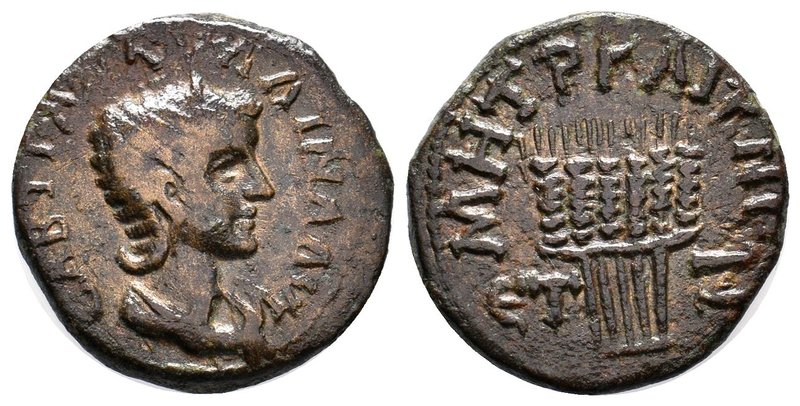 Tranquillina, Gemahlin des Gordianus III., 238-244 n. Chr. AE-Diassarion 243/244...