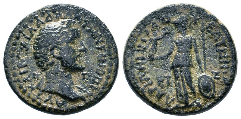 CILICIA. Mopsus. Antoninus Pius (138-161). Ae. Dated CY 207 Obv: ΑΥΤ ΚΑIC Τ ΑΙΛ ...
