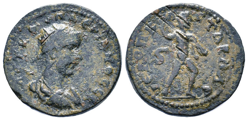 Valerian I Æ28 of Hierapolis-Kastabala, Cilicia. AD 253-260. AVT K OVAΛЄPIANOC C...