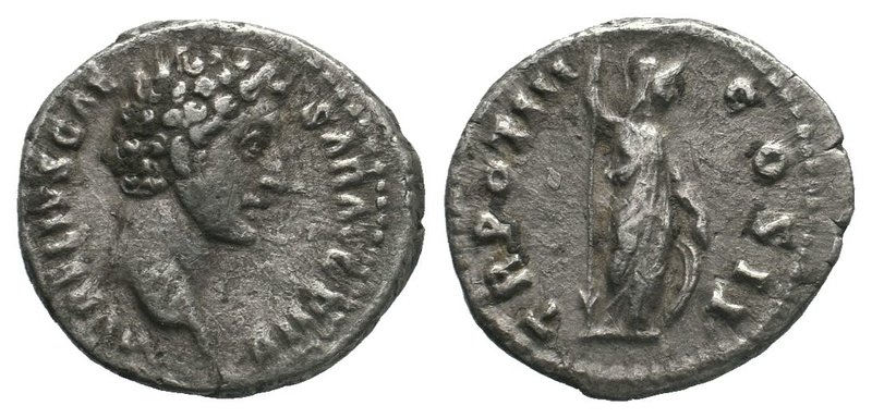Marcus Aurelius as Caesar AD 139-161. Rome Denarius AR. AVRELIVS CAESAR AVG PII ...