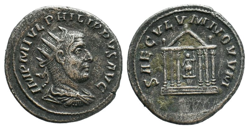 Philip II, as Caesar, AR Antoninianus. Antioch, AD 247-248. IMP M IVL PHILIPPVS ...