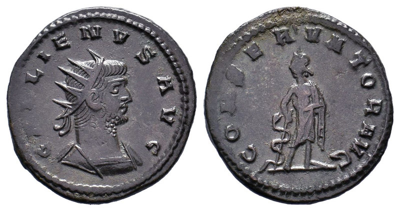 Gallienus. A.D. 253-268. Silvered AE antoninianus. Antioch mint, struck A.D. 265...