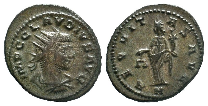 Claudius II Gothicus, 268-270 Antoninianus Antioch circa 268, Radiate, draped an...