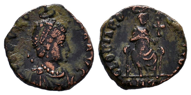 Aelia Eudoxia. Augusta, A.D. 400-404. AE4 reduced centenionalis. Antioch mint, s...