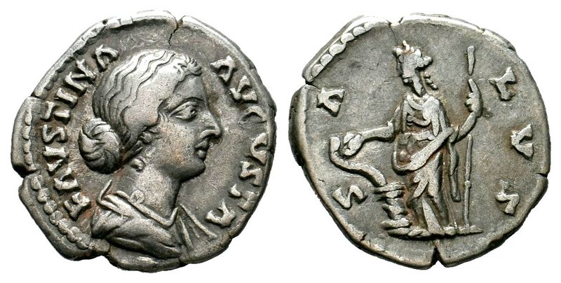 Faustina II (147-175 AD). AR Denarius
Condition: Very Fine

Weight: 3,15 gr
...