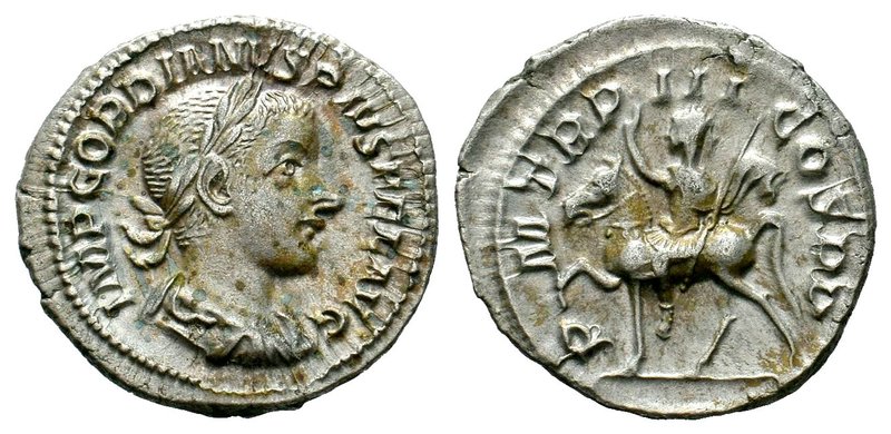 Gordian III AR Silver. Rome, AD 241-243.
Condition: Very Fine

Weight: 2,88 gr
D...