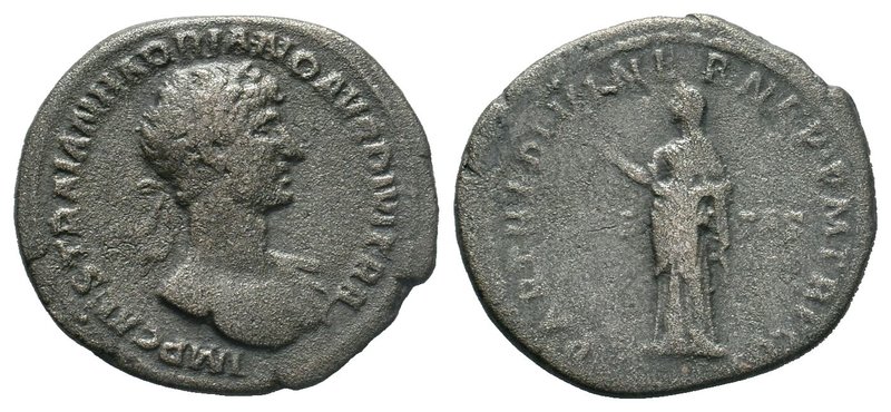 HADRIAN. 117-138 AD. AR Denarius, Pietas standing left, 

Condition: Very Fine

...