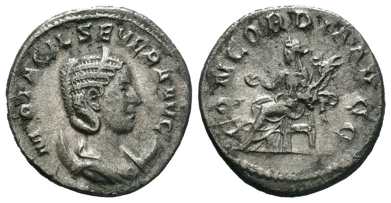 OTACILIA SEVERA, wife of Philip I. AR Antoninianus, M OTACIL SEVERA AVG, diademe...