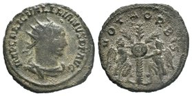 VALERIAN I (253-260). Antoninianus. Samosata, VOTA ORBIS.

Condition: Very Fine

Weight: 3.74gr
Diameter: 21.29mm

From a Private Dutch Collection.