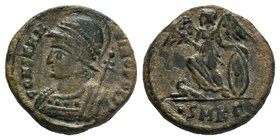 Constantinus I. the great AD 306-336. KYZIKOS, CONSTANTINOPOLIS, bust of Constantinopolis left.

Condition: Very Fine

Weight: 2.65gr
Diameter: 17mm

...