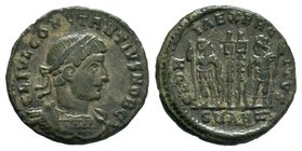 Constantius II. As Caesar, AD 324-337. Æ Follis

Condition: Very Fine

Weight: 2.32gr
Diameter: 18.16mm

From a Private Dutch Collection.