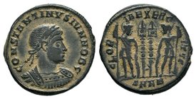 CONSTANTINE II, as Caesar. 317 AD. Æ Follis 

Condition: Very Fine

Weight: 2.70gr
Diameter: 15.5mm

From a Private Dutch Collection.