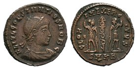 Constantius II. As Caesar, AD 324-337. Æ Follis

Condition: Very Fine

Weight: 1.57gr
Diameter: 16.3mm

From a Private Dutch Collection.