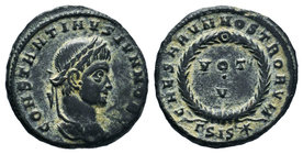 CONSTANTIUS II (337-361). Ae, VOTIS, SISCIA

Condition: Very Fine

Weight: 3.02gr
Diameter: 18.73mm

From a Private UK Collection.