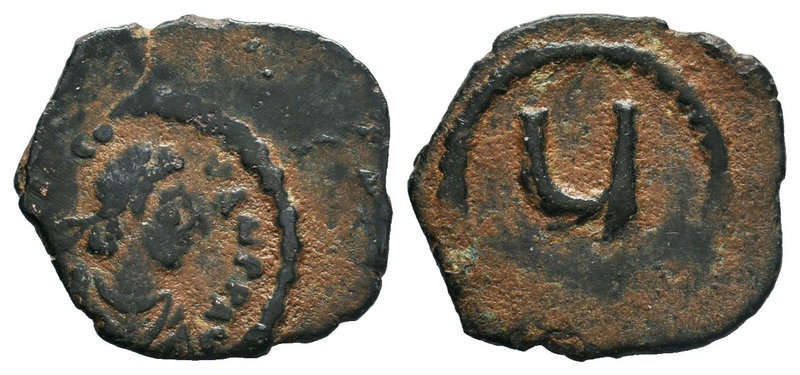 Tiberius II Constantine. AD 578-582. Pentanummium, Constantinople Mint. 18 mm, 2...