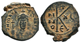 Maurice Tiberius (AD 582-602). Æ Half Follis, Antioch

Condition: Very Fine

Weight: 4.98gr
Diameter: 22.9m

From a Private Dutch, Collection.