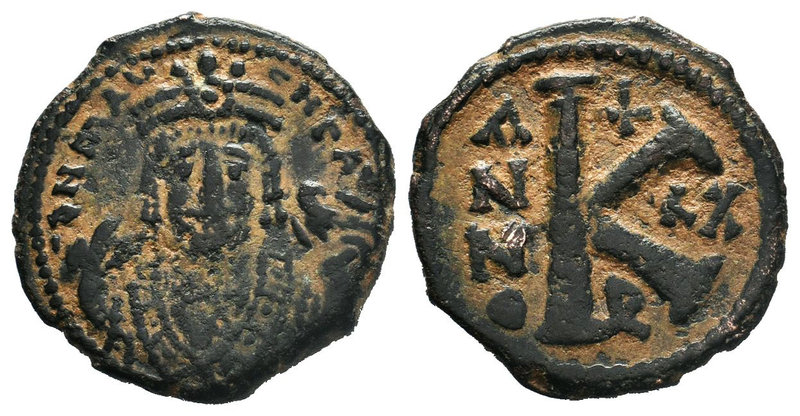 Maurice Tiberius (AD 582-602). Æ , Antioch

Condition: Very Fine

Weight: 4.62gr...