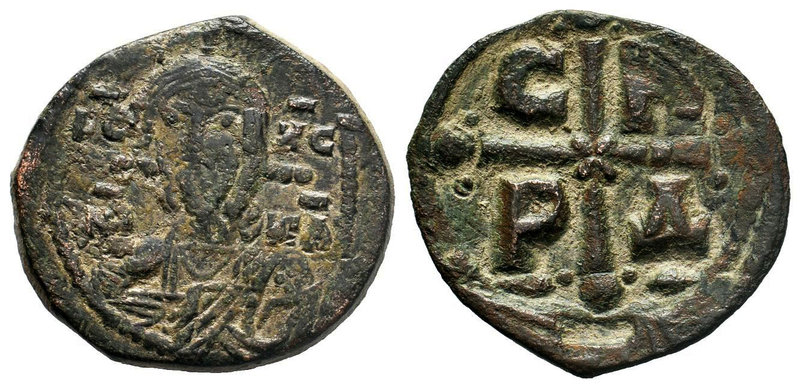 Romanus IV. 1068-1071. Æ Follis 

Condition: Very Fine

Weight: 6.57gr
Diameter:...