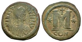 Anastasius Large Follis AE

Condition: Very Fine

Weight: 17gr
Diameter: 33mm

From a Private Dutch, Collection.