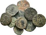 Lot of 10 x mixed Byzantine coins / SOLD AS SEEN, NO RETURN ACCEPTED!!!