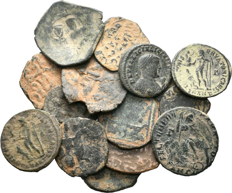 Lot of 15 x mixed roman coins / SOLD AS SEEN, NO RETURN ACCEPTED!!!