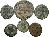 Lot of 6 x mixed Roman-greek coins / SOLD AS SEEN, NO RETURN ACCEPTED!!!