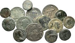 Lot of : 15 x mixed roman-greek coins / SOLD AS SEEN, NO RETURN ACCEPTED!!!