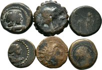 Lot of 6 x mixed greek coins, / SOLD AS SEEN, NO RETURN ACCEPTED!!!